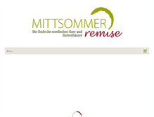 Tablet Screenshot of mittsommer-remise.de